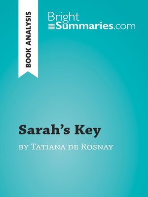 cover image of Sarah's Key by Tatiana de Rosnay (Book Analysis)